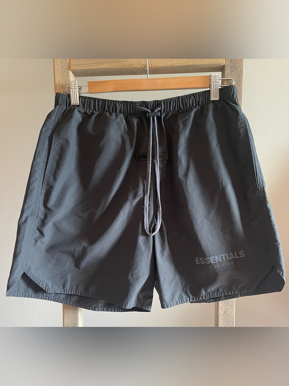 Essentials fear of god nylon shorts size xs
